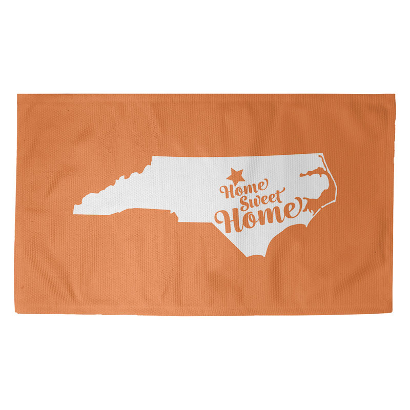 Tapis de maison orange doux Durham, Rectangle 3 pi x 5 pi