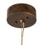 Luminaire suspendu unique en cuivre bruni antique à 5 lumières Jameiah