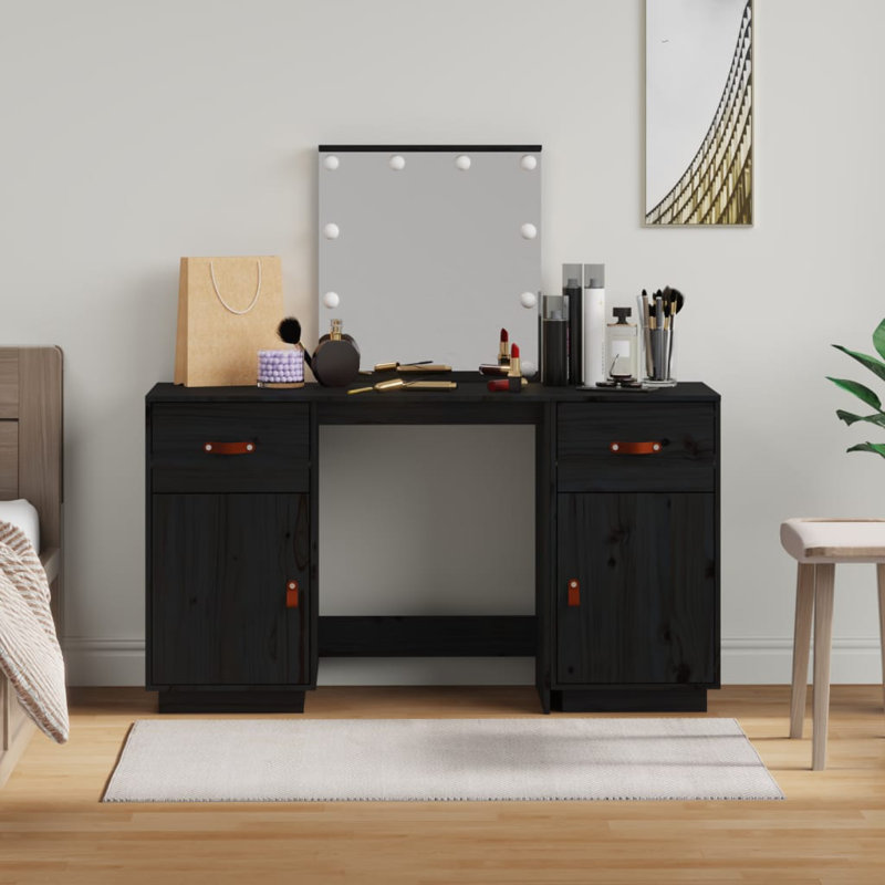 Kyera Dressing Table, Black