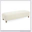 Repose-pieds confortable, blanc