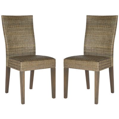 chaise d’appoint en acajou gris  Willow