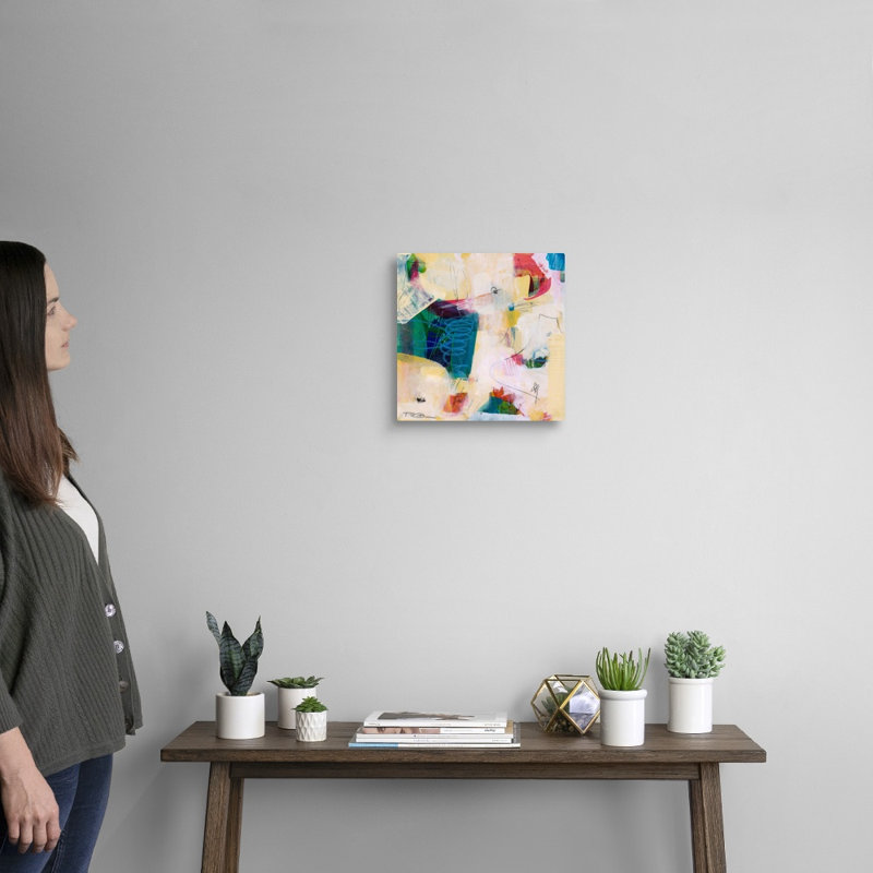 «Oide 2» par Pamela K. Beer - reproduction d'art sur toile, Toile tendue, H 12 po x l 12 po x P 1,25 po