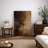 Rich Dark Brown and Warm Golden Brown Blended Wall Accent – Pictures Framed Canvas Print Wall Art-713094546-713094550