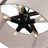 5-Light 20 Inch Farmhouse Dimmable Drum Chandelier Light Fixture With Fabric Shade For Dining Room Kitchen Living Room