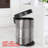 Steel Open Waste Basket - 1.32 Gallons