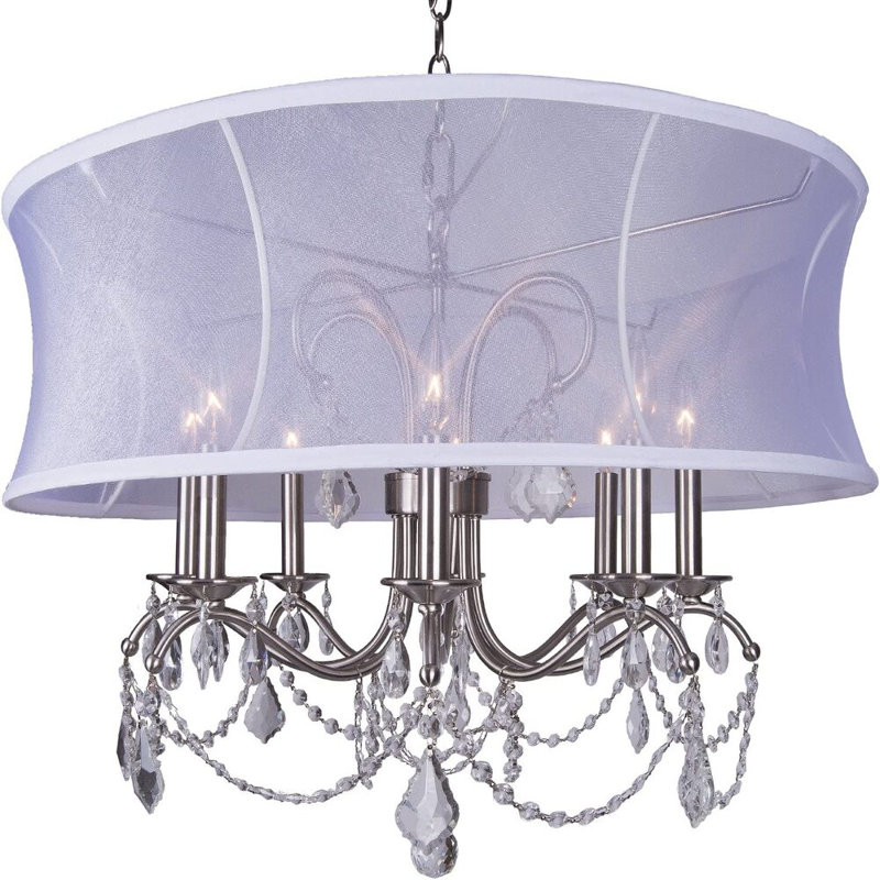 Widner 8 - Light Dimmable Drum Chandelier