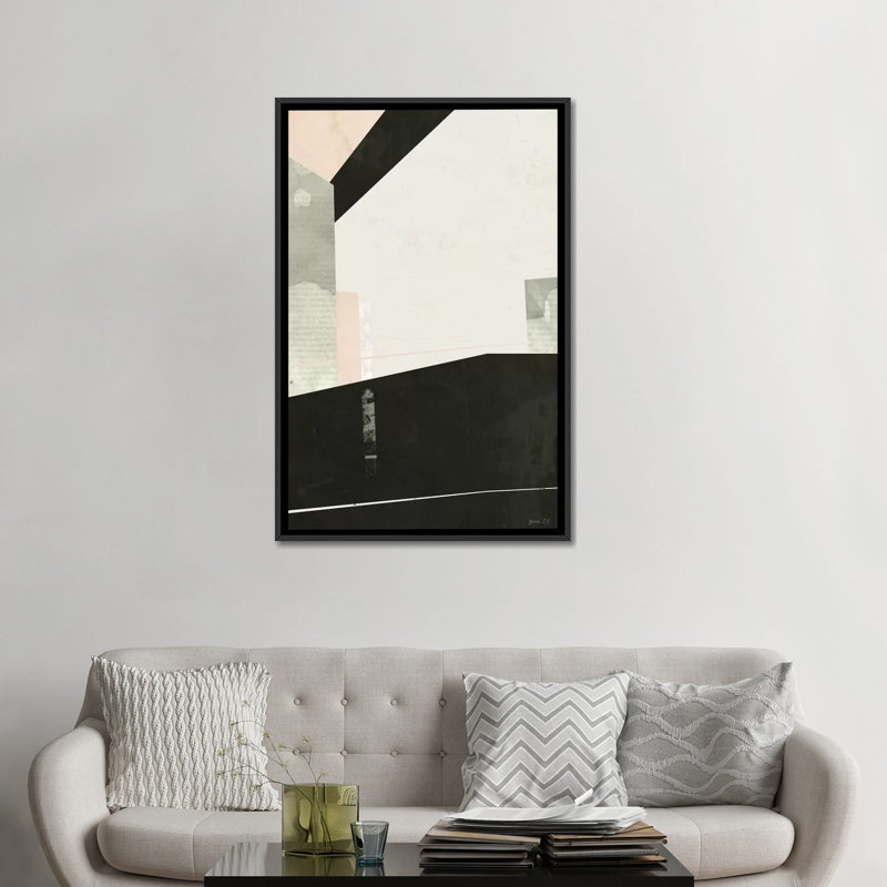 «Out in III», impression sur toile, H 48 po x l 32 po x P 1,5 po, Toile avec cadre noir, Pas de tapis