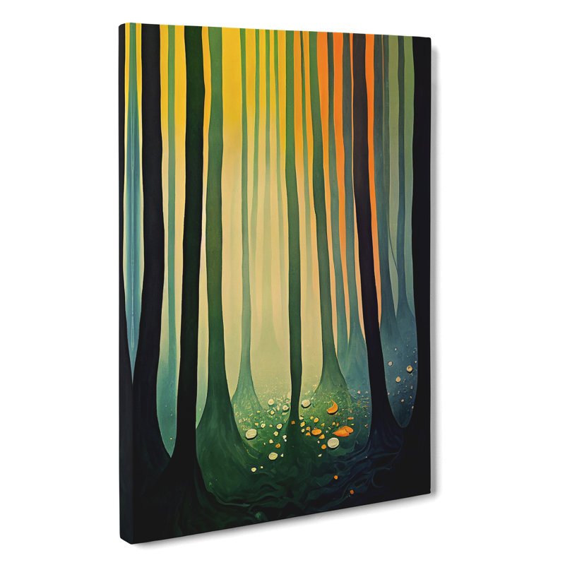Elegant Forest - Wrapped Canvas Print, 50cm H x 35cm W x 3cm D