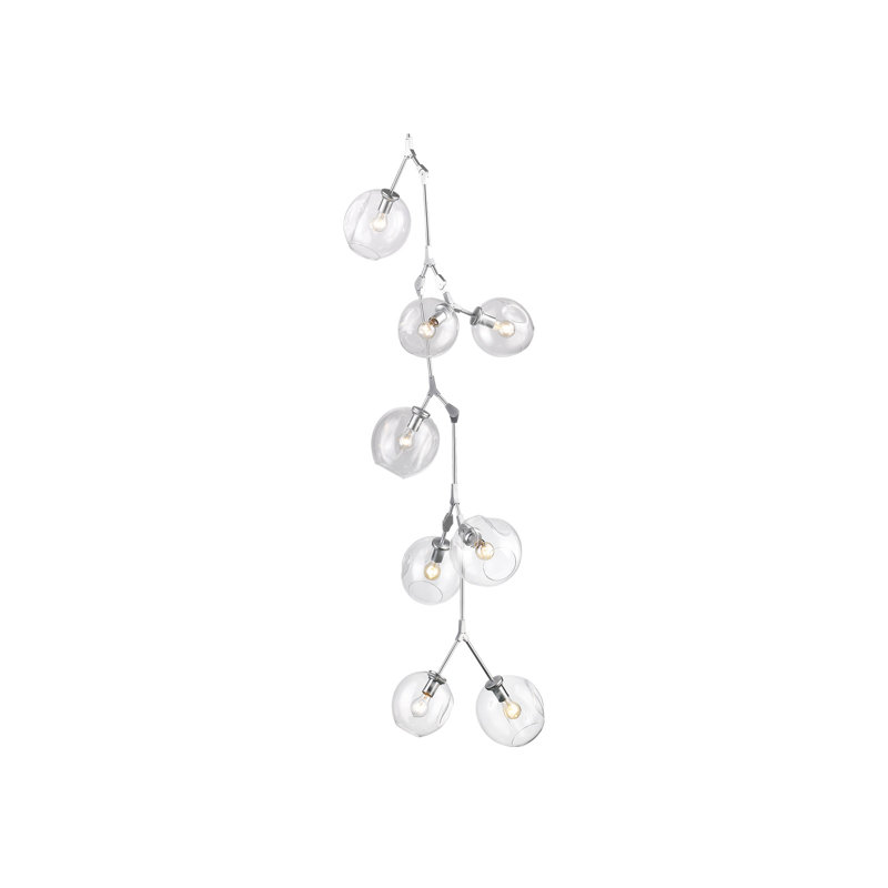 Fairfax 10 - Light Chandelier, Matte Chrome