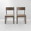 Ensemble de 2 chaises de salle à manger d'extérieur-1191062313