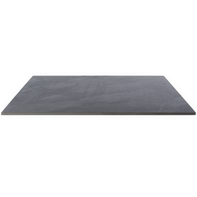  Belmont 24" x 24" Porcelain Stone Look Floor and Wall Tile, Black