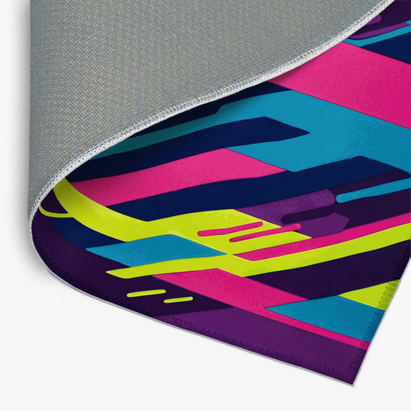 Tapis intérieur et extérieur Retro Circuit, Rectangle 9 pi x 12 pi