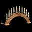 Christmas Candle Arch with 10 LED Candles-1637623909