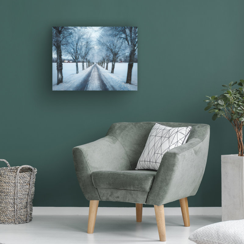 Art sur toile «Rhin» par Christian Lindsten, H 14 po x l 19 po