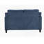 Causeuse 2 places en chenille bleu marine