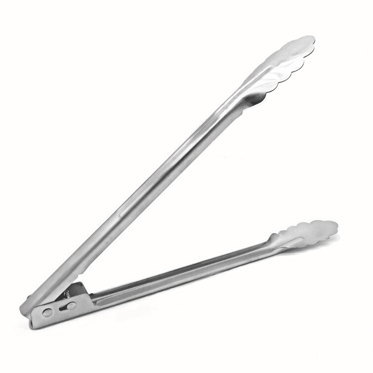 Craft Kitchen Set of 2 Stainless Steel Locking Tongs 