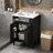 Smart Storage Solutions Ceramic Modern Bathroom Vanity For Elegant Spaces