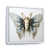 White Floater Framed