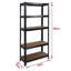 70cm W Metal Height -Adjustable Shelving Unit-51960760
