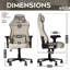 Fauteuil de jeu en mousse à mémoire de forme Techni Sport-1145040050