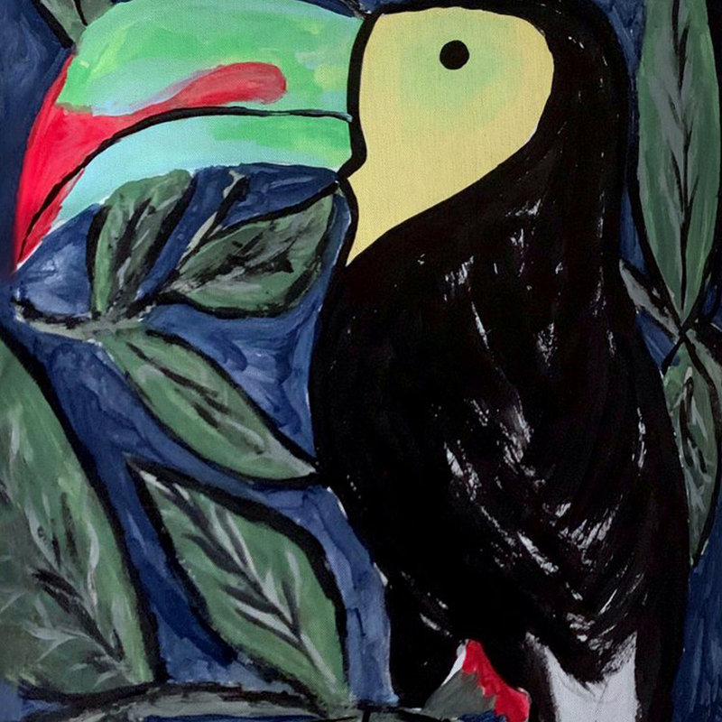 Toucan Outdoor Rectangular Pillow Cover & Insert, 16" x 20"