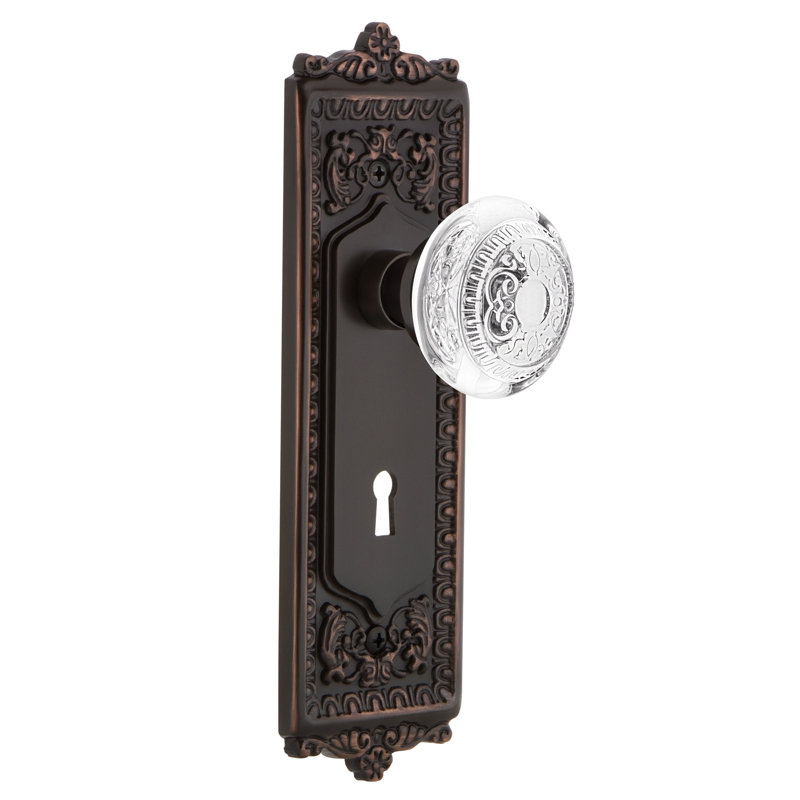 Mortaise de porte pour porte d’oeuf avec & longue plaque de fléchette, Bronze intemporel