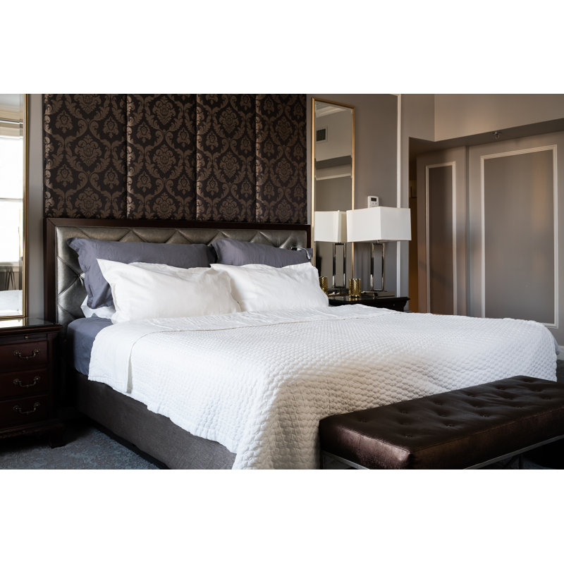 Ensemble de draps en lin, Grand, Blanc arctique
