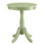 Table d'appoint avec base en bois