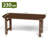 Rectangular HDPE Outdoor Dining Table With Umbrella Hole-1760956352