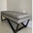 SEAT4U Jaculine Gray PU Upholstered Pillow Top Bedroom Wooden Bench-2062728295