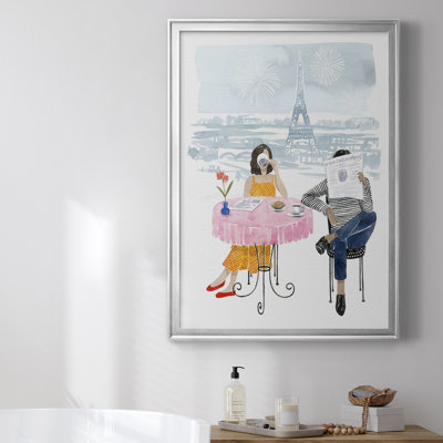 Toile de qualité supérieure Paris In Love II - prête à être accrochée
