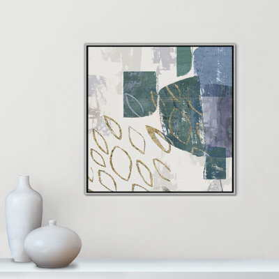 Shape of Formation III - Blue Square Version Print by Casa Fine Arts