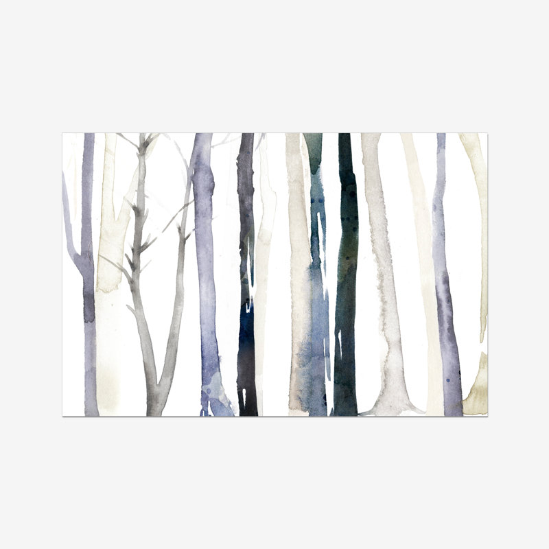 In The Forest II by Grace Popp - Painting, Black Framed Paper Print, 34cm H x 34cm W