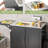Outdoor Grill Table With Sink And Cabinet, Foldable Metal Platform, Rolling Cart 360 Lockable Wheels, 304 Stainless Steel, Spacious Workspace Wheels For Areas, Complete Drainage Function, Easy - To