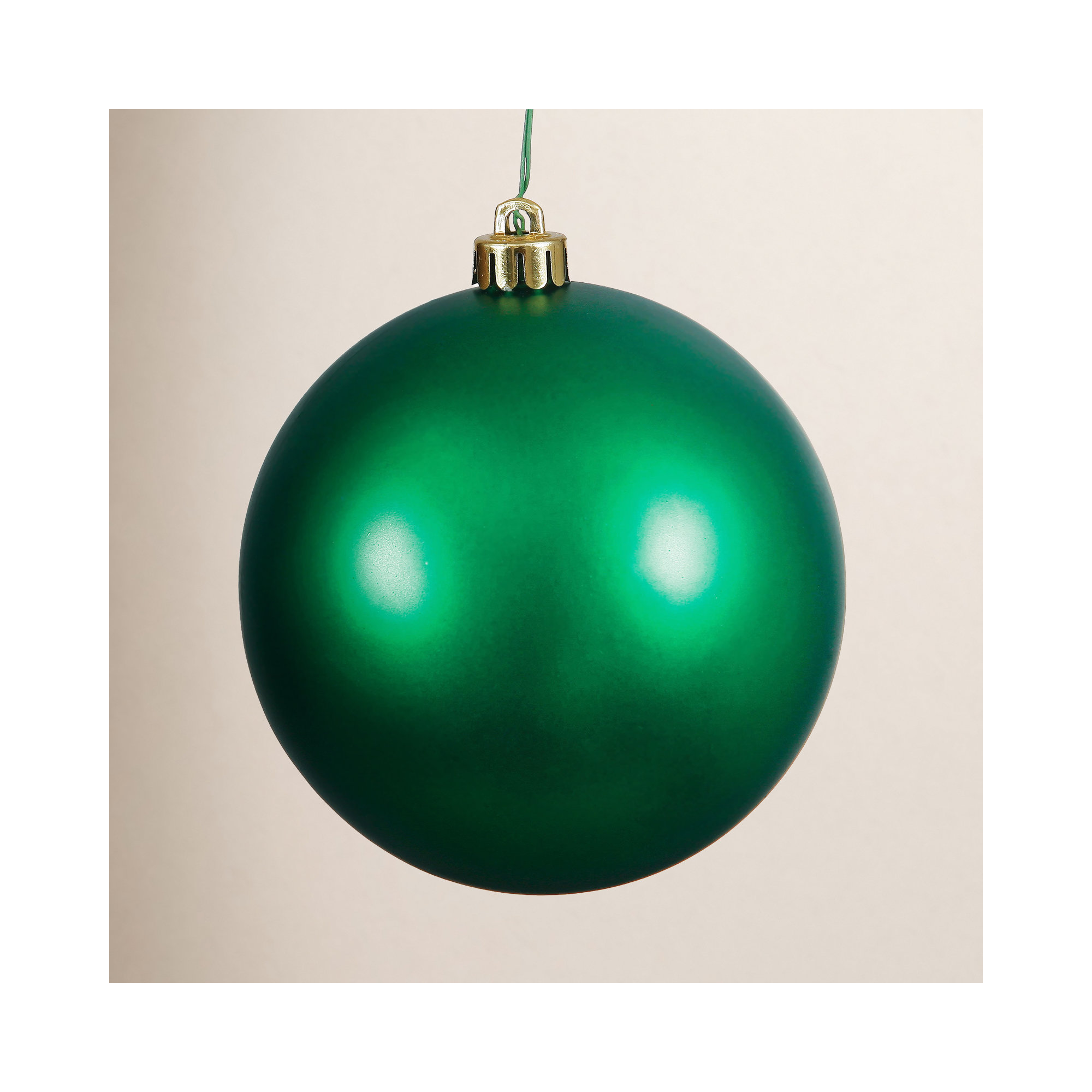 Holiday Décor Ball Ornament, Emerald 