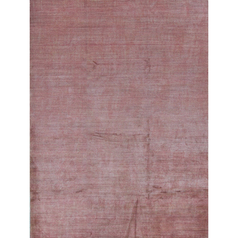 Wool Area Rug in Light Red