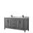 Daria 72'' Double Bathroom Vanity with Carrara Marble Top-61132182-80205427-61132183