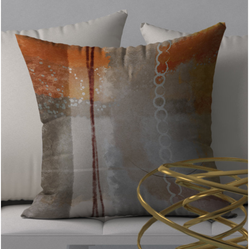 Housse de coussin carré « Peak magnifies it »/insert, 24" X 24"