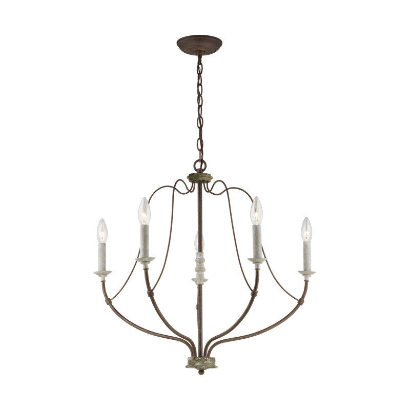 Shoshanna Iron 5-Light Chandelier