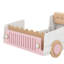 Lit plateforme double en forme de voiture avec coussin moelleux Aleighana