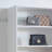 Devi White Wall Mounted Wood Closet System-817911352
