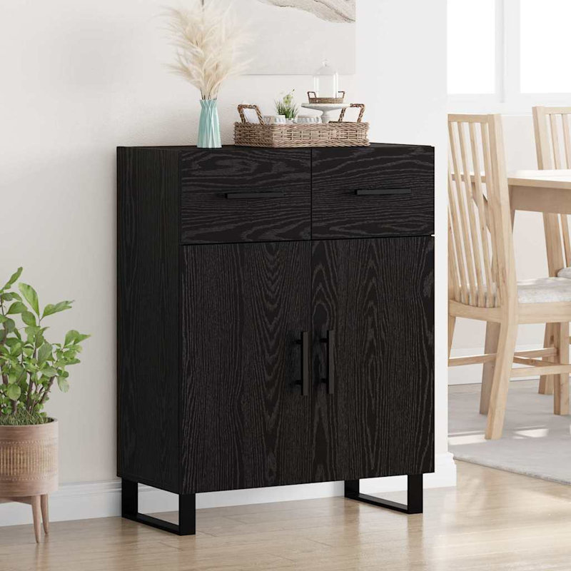 Sideboard Accent Chest, Black Oak