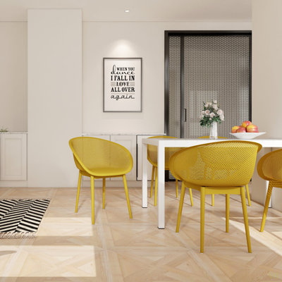 Été - Ensemble de 2 chaises longues modernes - Plastique PP intérieur / extérieur toutes saisons, léger pour patio, plage, salon
