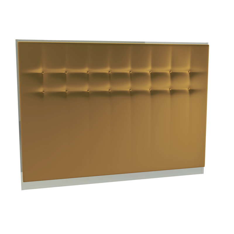 Euclid Upholstered Headboard, Silver, Double (4'6)