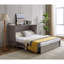 Structure de lit escamotable grand lit, armoire, rangement, USB, tiroirs surdimensionnés