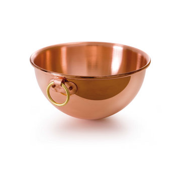 Mauviel 1830 M'PASSION Egg White Beating Bowl With Ring Handle, 7.7-Qt