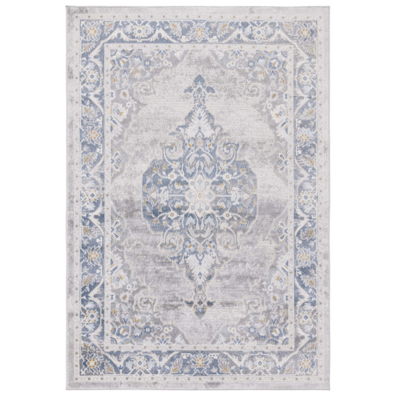 Palma Performance Oriental Rug, Square 6'7"