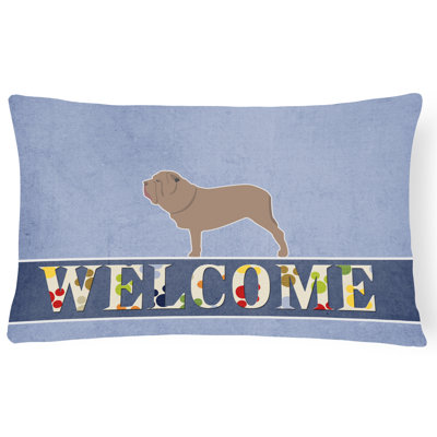Coussin lombaire Neapolitan Mastiff Welcome