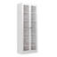Armoire de cuisine en métal - 72 po de hauteur avec 5 tablettes réglables, armoire autoportante blanche pour cuisine / garde-manger / salle de bain