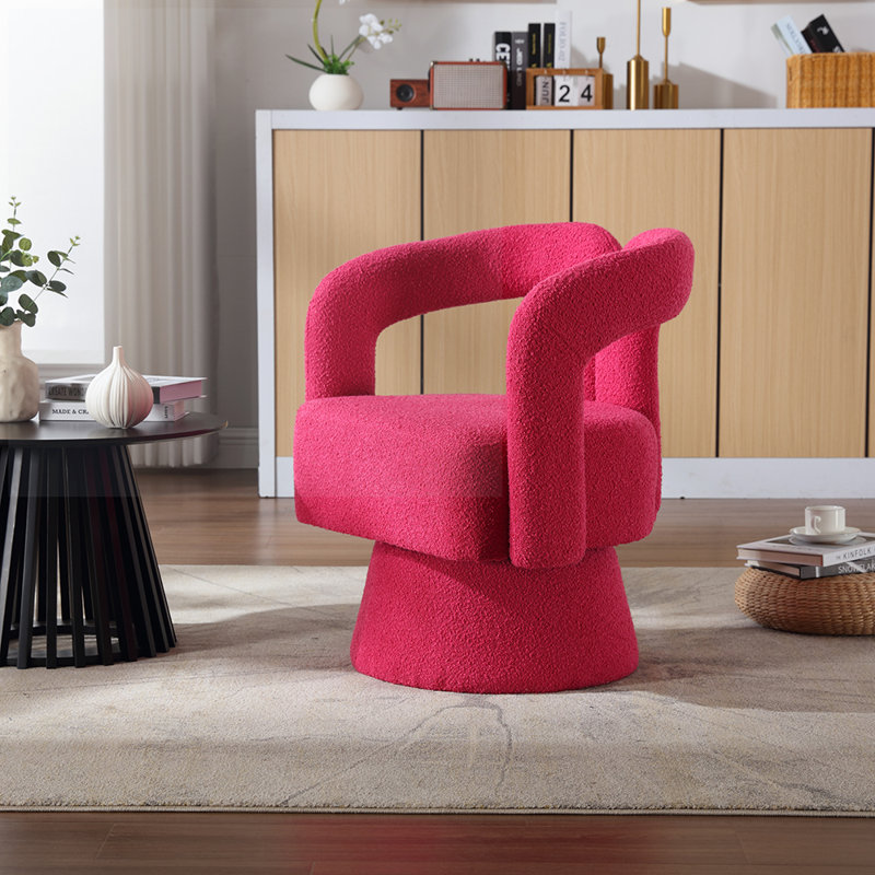 Fauteuil demi-tonneau Accent, Boucle rose rouge incorrecte